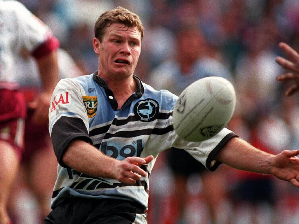 Sam’s father Mitch is a Sharks legend.