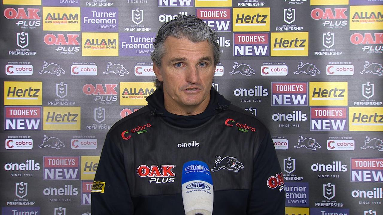 Ivan Cleary in his post-match presser