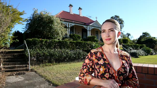 Rebecca Kenny led opposition to plans to turn the site of heritage-listed home, Goldicott House, into an aged care home. Picture: AAP/Renae Droop