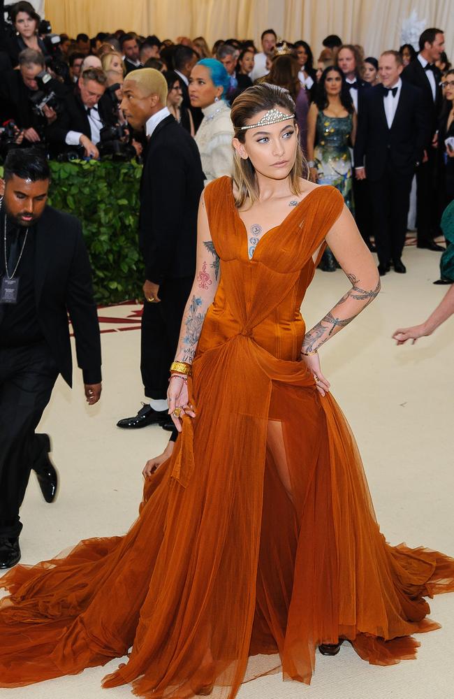 Paris Jackson attends the Met Gala earlier this month. Picture: Christopher Smith/AdMedia/Sipa U /MEGA