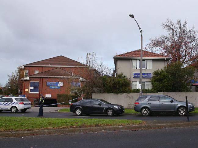 The siege transpired at Buckingham International Serviced Apartments in Bay St. Picture: Michael Dodge