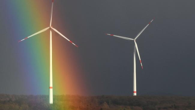 The shift to green energy is part of the push for zero-carbon emissions. Picture: AFP