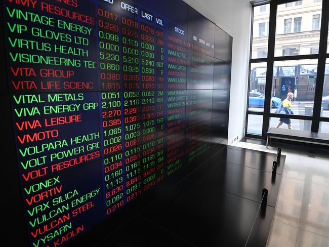 SYDNEY, AUSTRALIA - NewsWire Photos DECEMBER 10, 2021: Australian Stock Exchange in Sydney .Picture: NCA NewsWire / Jeremy Piper