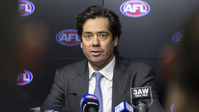 The Devils returning to the Victorian state league was one of the key recommendations from the 2018 AFL steering committee, chaired by AFL chief executive Gillon McLachlan. Picture: AAP IMAGE/DANIEL POCKETT