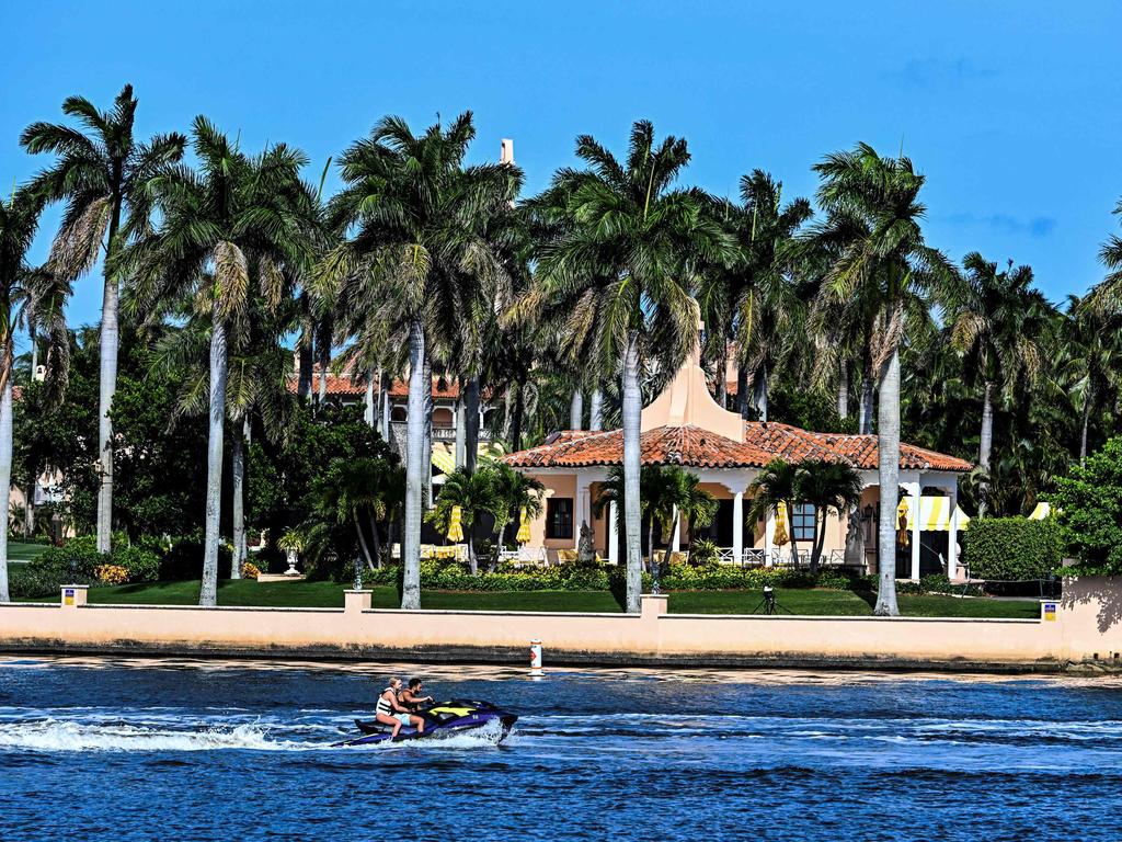 Donald Trump's Mar-a-Lago estate in Palm Beach, Florida. Picture: Chandan Khanna (AFP)