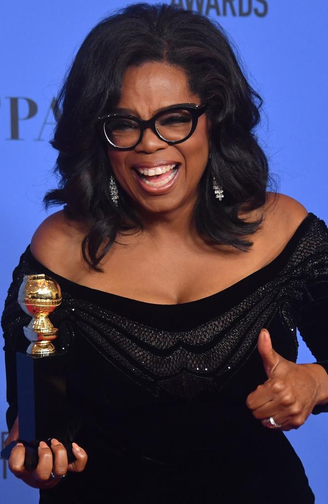 Will she or won’t she? America is raging with speculation that Oprah Winfrey will run for president. Picture: AFP/Frederic J. Brown