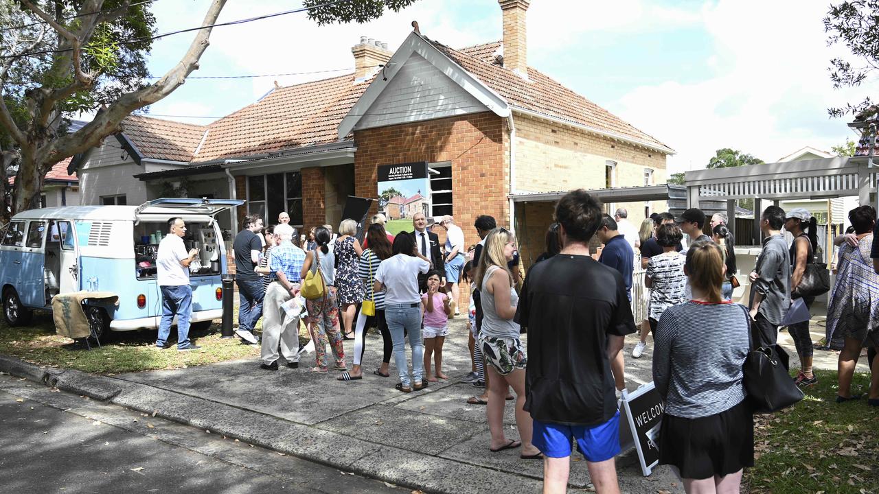 A recent house auction in the Sydney suburb of Willoughby. Picture: Darren Leigh Roberts