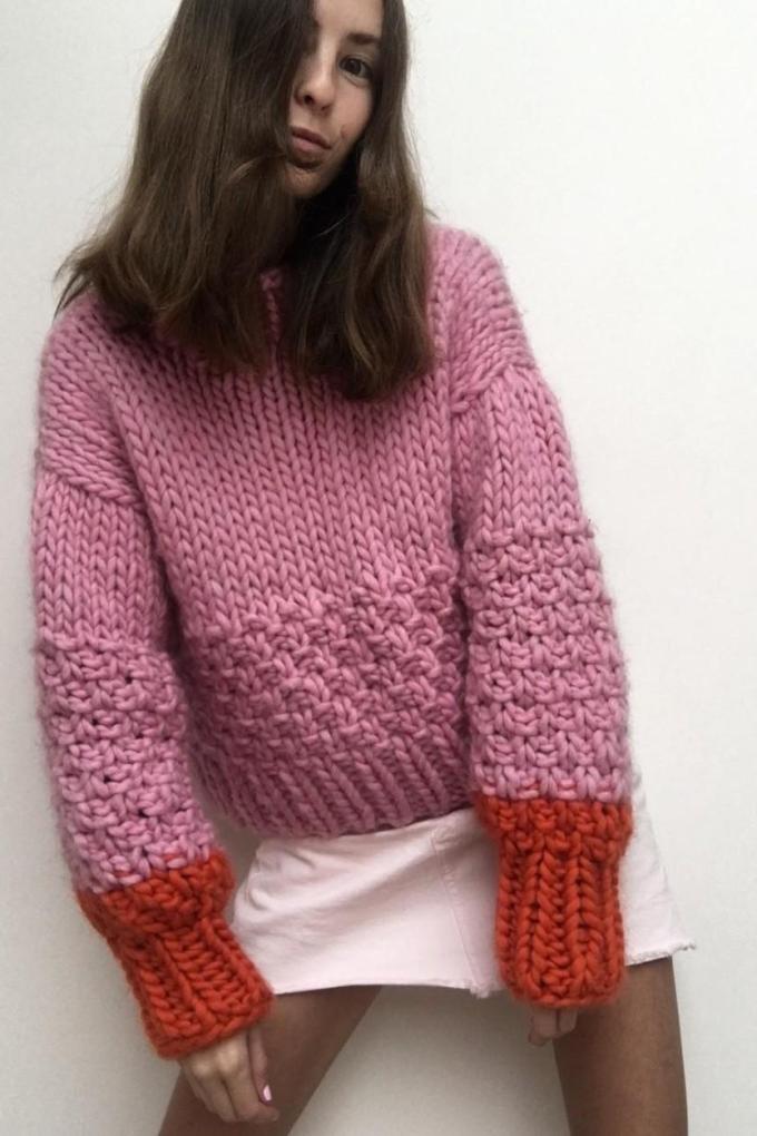 Cotton knitwear, Australian made knit tops