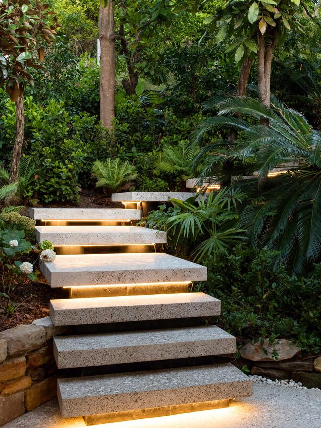 A outdoor oasis in the property’s garden.