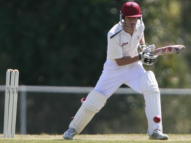 Rahat Khan in action for Dandenong.