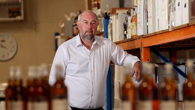 Importer and GJ Food &amp; Services owner Rene Puechberty says the ‘unfair’ tariff decision will see some of Australia’s favourite locally made alcohol-infused treats disappear from eateries and shelves. Picture: Jane Dempster