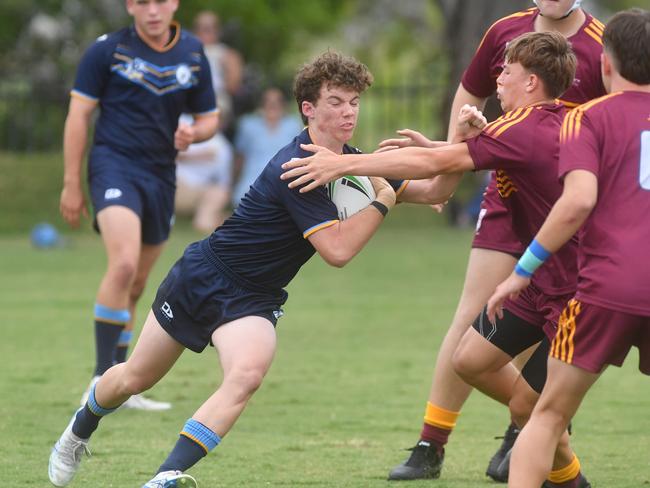 Round 4 of the Townsville Blackhawks Schoolboy Trophy. Ryan Catholic College against Southern Cross Catholic College at Ryan Catholic College. Picture: Evan Morgan