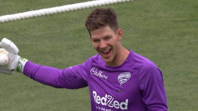 Tim Paine played his first Big Bash game in five years.