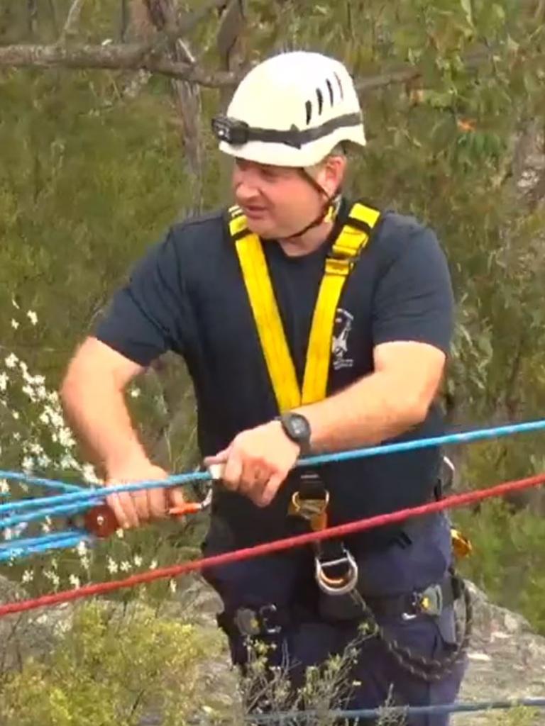 Peter Stone, an off-duty police officer, died saving his 14-year-old son from a rip. Picture: 9News