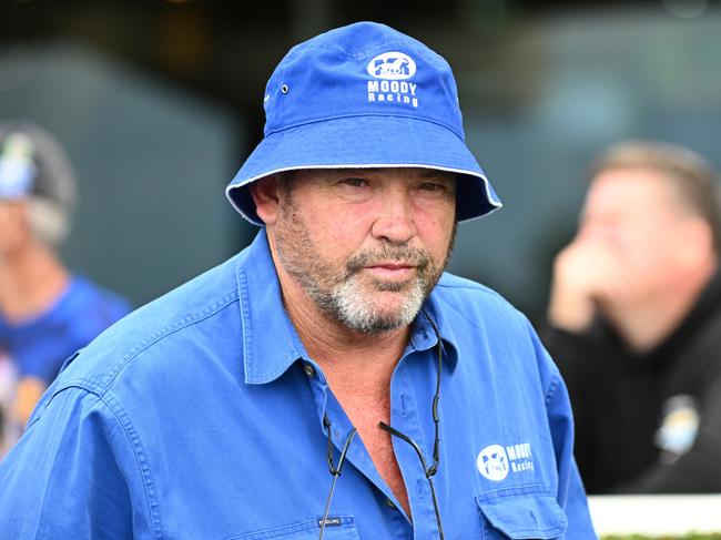 MELBOURNE, AUSTRALIA - APRIL 01: Trainer Peter Moody is seen after Paradise City won Race 6, the Sportsbet Same Race Multi Handicap, during Melbourne Racing at Sandown Lakeside on April 01, 2024 in Melbourne, Australia. (Photo by Vince Caligiuri/Getty Images)