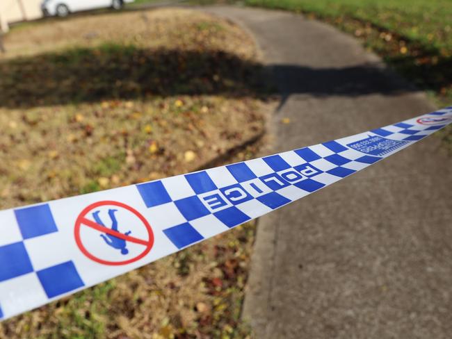 MELBOURNE, AUSTRALIA- NewsWire Photos June 25 2022,  Generic View of Police tape at a crime scenePicture: NCA NewsWire /Brendan Beckett