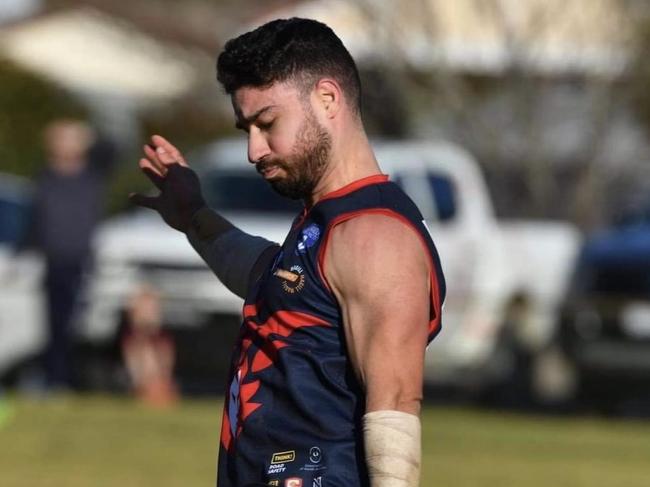 Demons captain Nick Amato has starred again in season 2022. Picture: Uraidla Football Club