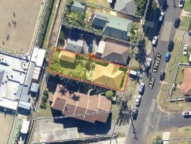 The site of the proposed boarding house at 23 Ash St Terrigal.