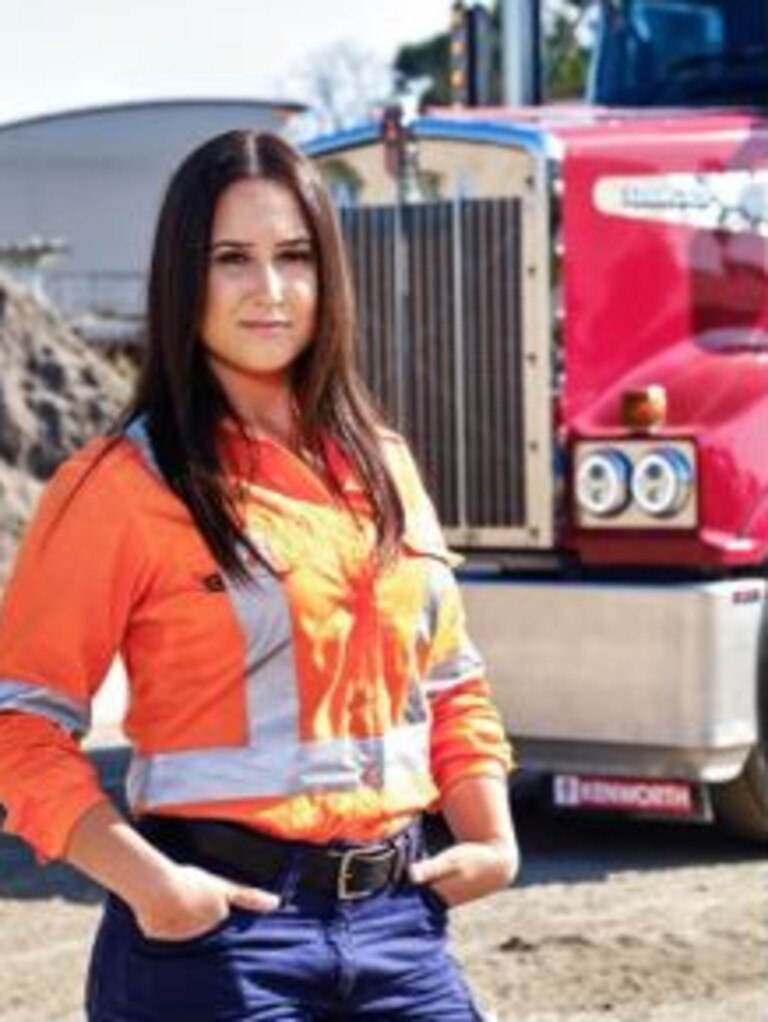 Bianca Clark, from Sydney, went from small business owner to truck driver.