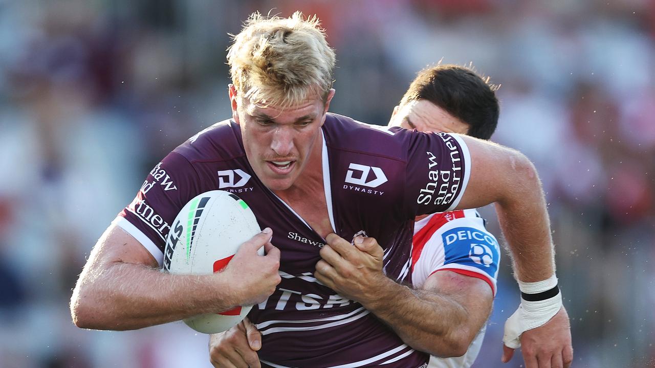 Ben Trbojevic has locked down the back-row spot after a dominant pre-season. Picture: Mark Metcalfe/Getty Images