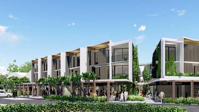 RETHINK: An artist's impresssion of the new three-storey mixed use development planned for Jonson St at Byron Bay. Picture: Contributed