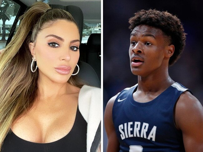 Larsa Pippen and Bronny James.