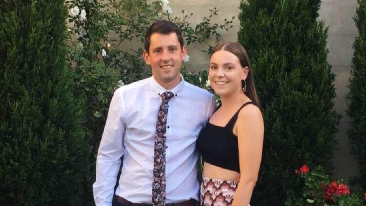 Bus passengers were returning from the wedding of Mitchell Gaffney and Madeleine Edsell (pictured) to Singleton. Picture: Facebook