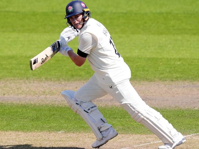 Lancashire's Marcus Harris on day one of the Rothesay County Championship match at Old Trafford, Manchester. Picture date: Friday May 2, 2025. (Photo by Martin Rickett/PA Images via Getty Images)