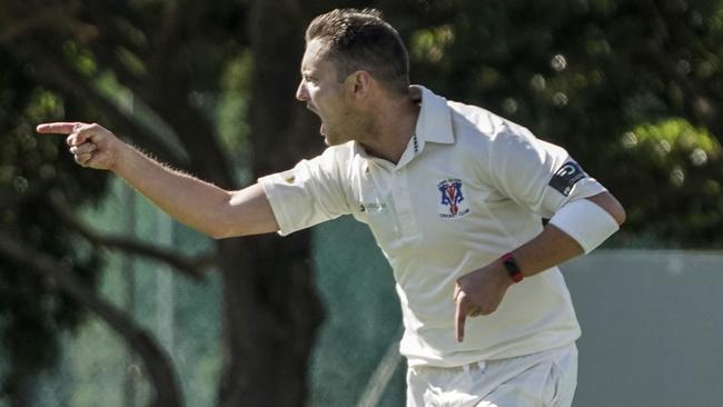 MPCA: Long Island bowler Matthew Shimell. Picture: Valeriu Campan