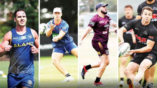 Clint Gutherson, Kalyn Ponga, Jack Bird and Dylan Edwards.