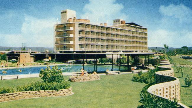 Gold Coast History: Postcards of Paradise 1950s. Lennon's Broadbeach Hotel. Supplied photo.