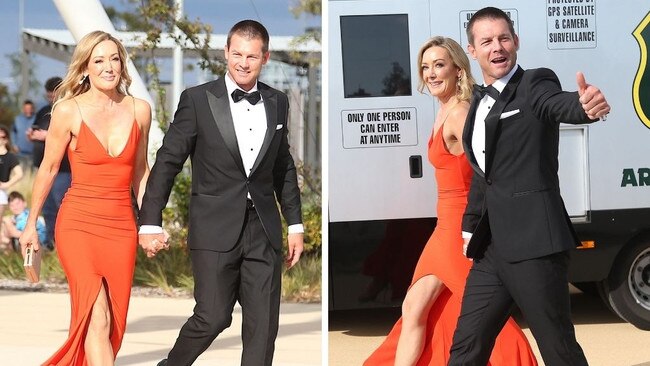 Ben Cousins and his date at the Brownlow.