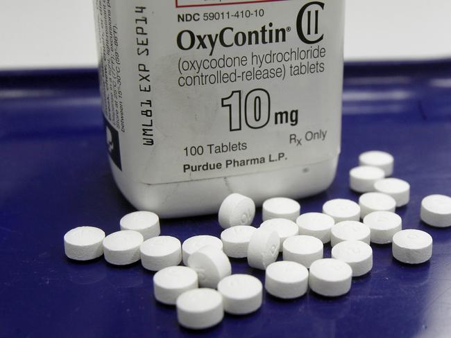 OxyContin pills. Picture: AP/Toby Talbot