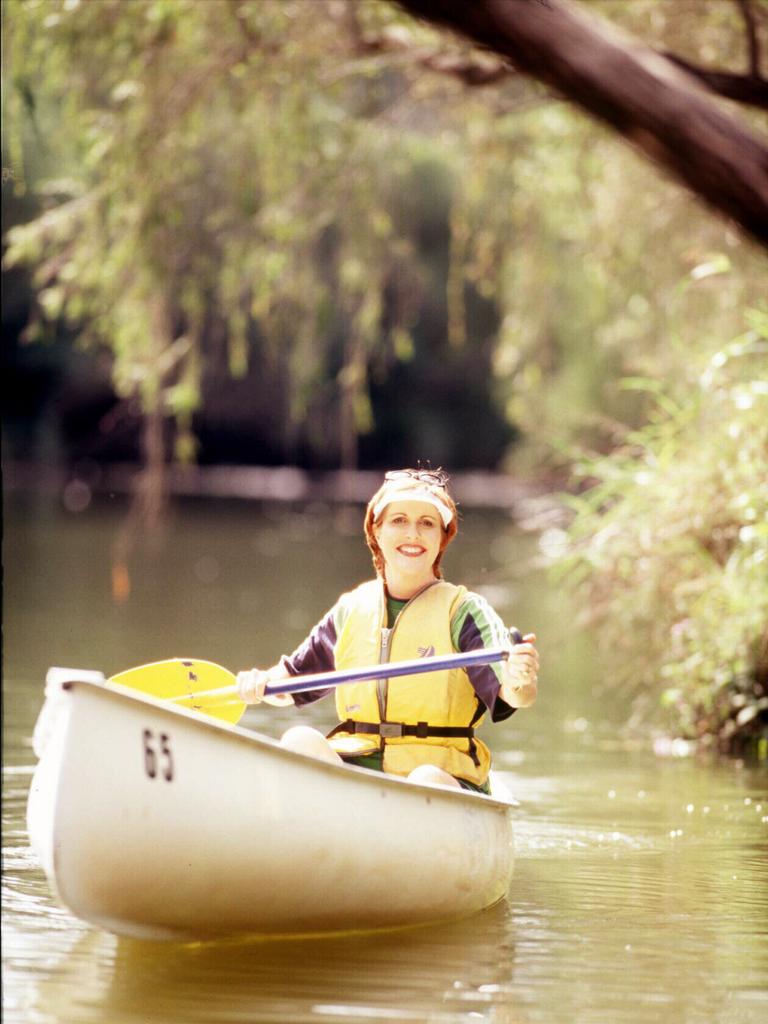 Kay McGrath on the Bremer River