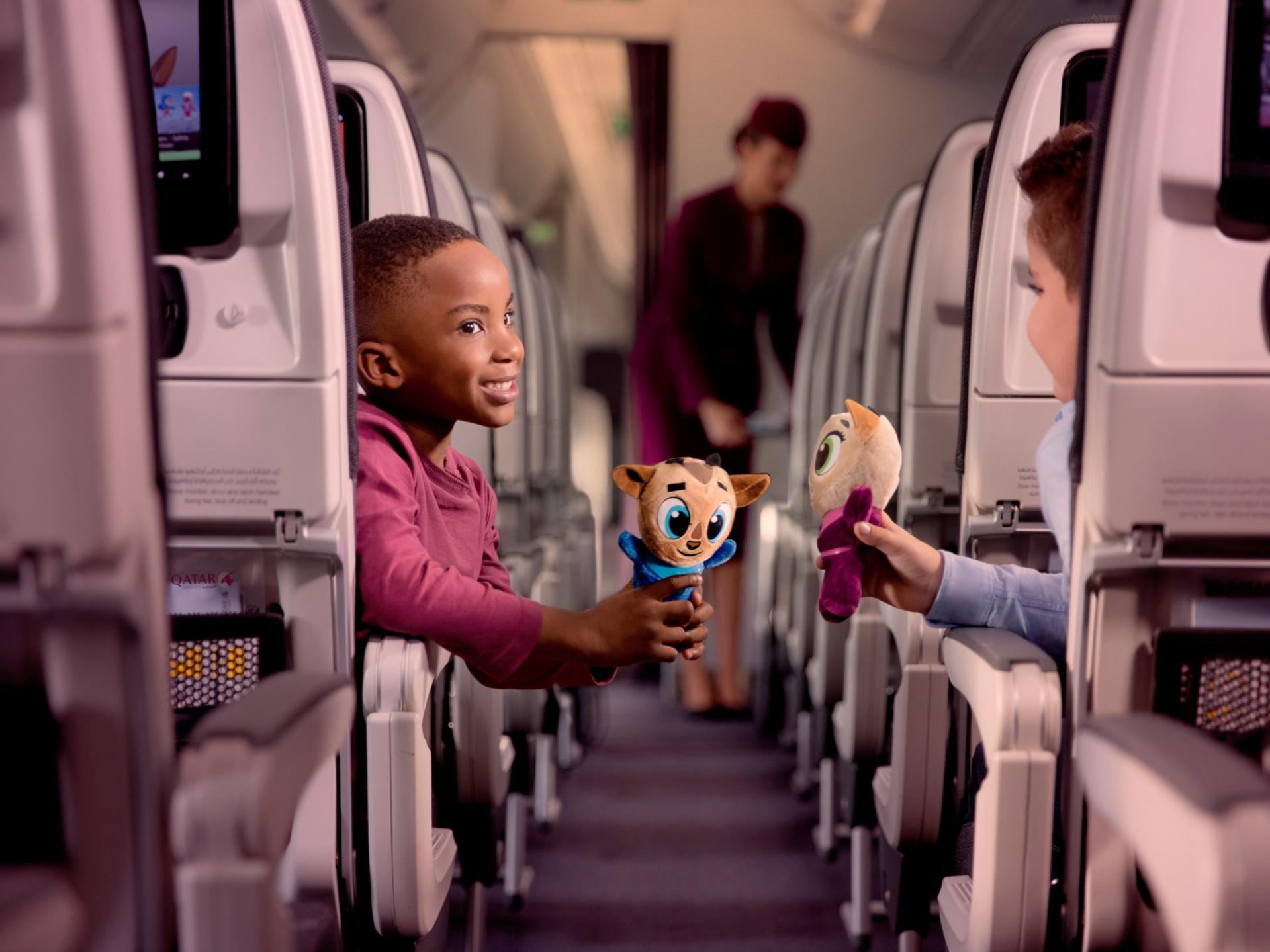 Keeping child entertained on hot sale plane