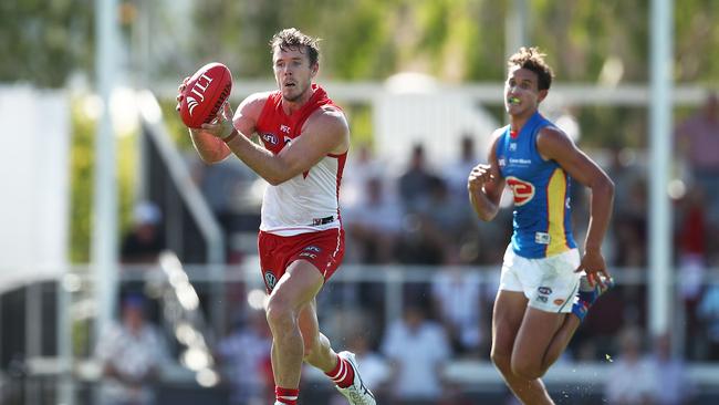 Luke Parker of the Swans seems set for another big SuperCoach season in 2019