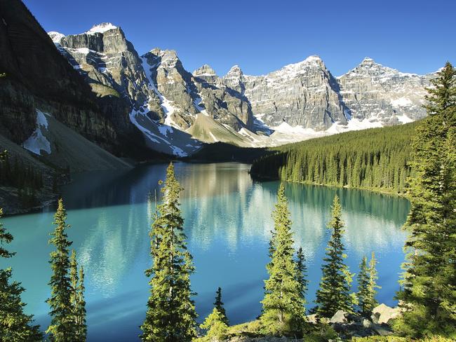 CANADIAN ROCKIES LOOP, CANADA .. for David Challenger story .. Lake Moraine, Banff National Park. Picture: iStock