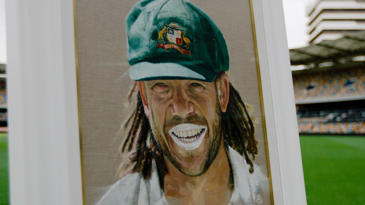 Andrew Symonds portrait commissioned by Fox Cricket