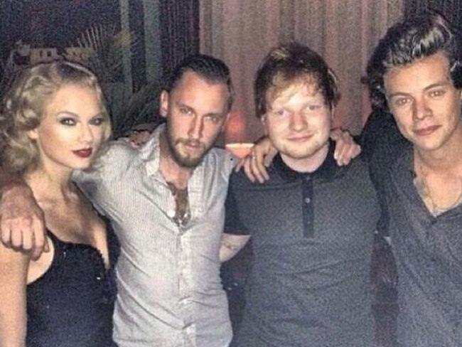Taylor Swift and Harry Styles were reportedly introduced by mutual friend, Ed Sheeran. Picture: Twitter