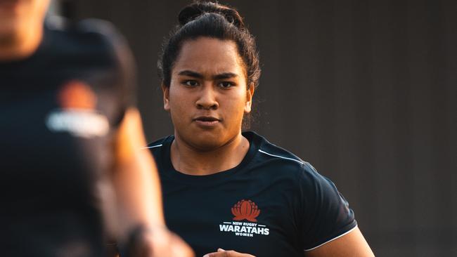 Waratahs squad member Adiana Talakai ahead of the 2020 Super W season.