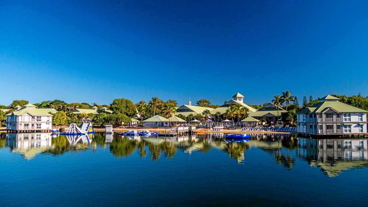 EXPANSION POTENTIAL: Twin Waters Resort, pictured above in its current state, could be expanded to include two new resorts, according to confidential sale information leaked to the Sunshine Coast Daily. Artist impressions show the resort after the potential expansion. Picture: Contributed