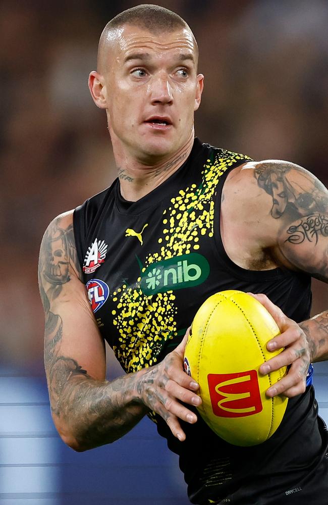 Where does Dusty play in 2025? (Photo by Michael Willson/AFL Photos via Getty Images)