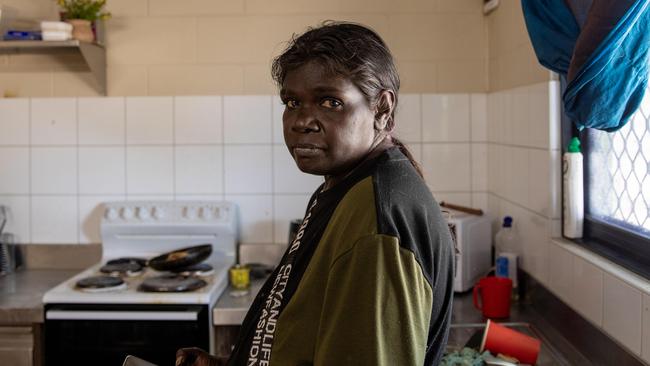 Petrina Wendy, 39, is a dialysis patient in Alice Springs. Picture: Liam Mendes