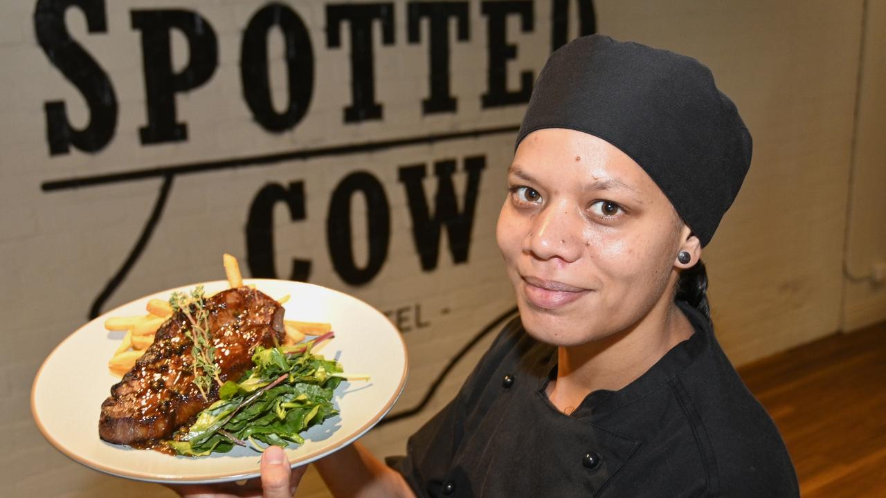 Tara Napier, sous chef at the Spotted Cow.