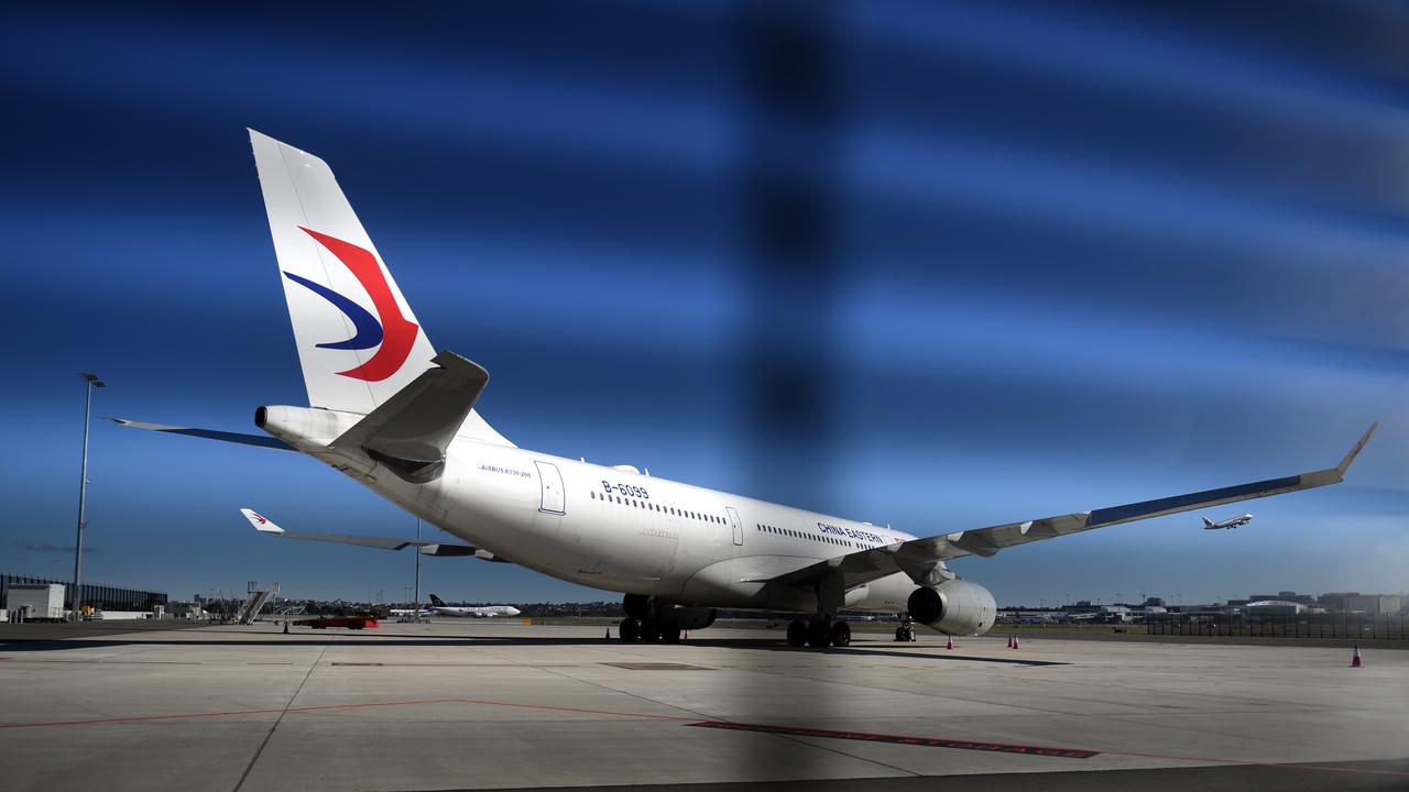 China Eastern Airlines’ had its inaugural flight from Nanjing to Melbourne in June, now operating more flights than before the pandemic. Picture: AAP Image/Paul Miller