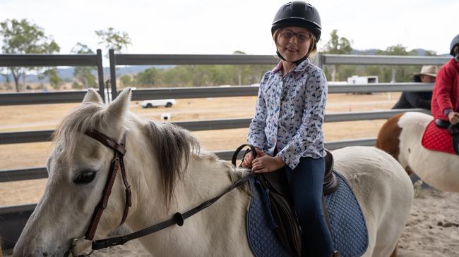 Ava Mae at the Sunday horse events of the Kilkivan Great Horse Ride. Sunday, July 2, 2023. Picture: Christine Schindler