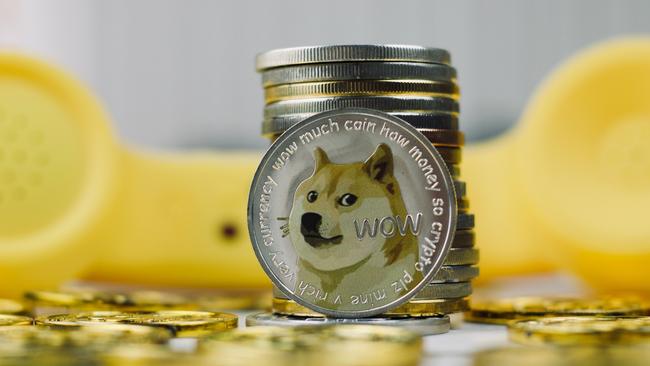 Dogecoin’s latest gains gave it a market value of about $US53bn. Picture: iStock