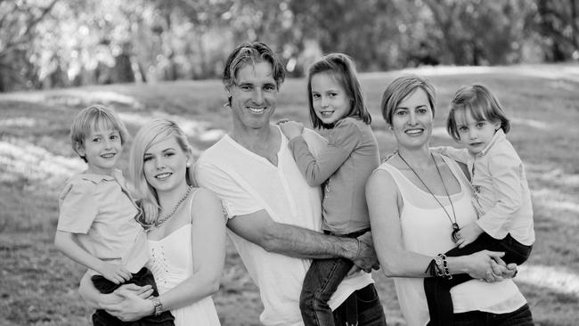 Rockhampton's Blair and Angela Grice and their young family.