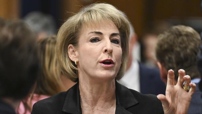 Opposition legal affairs spokeswoman Michaelia Cash says she was ‘appalled’ by the Attorney-General’s behaviour in a meeting about the government’s draft religious discrimination reforms. Picture: NewsWire / Martin Ollman