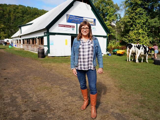 Christine Hallquist hopes to become America’s first transgender governor, in Vermont. Picture: AFP